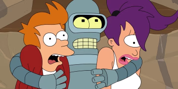 Futurama - Fry, Bender and Leela